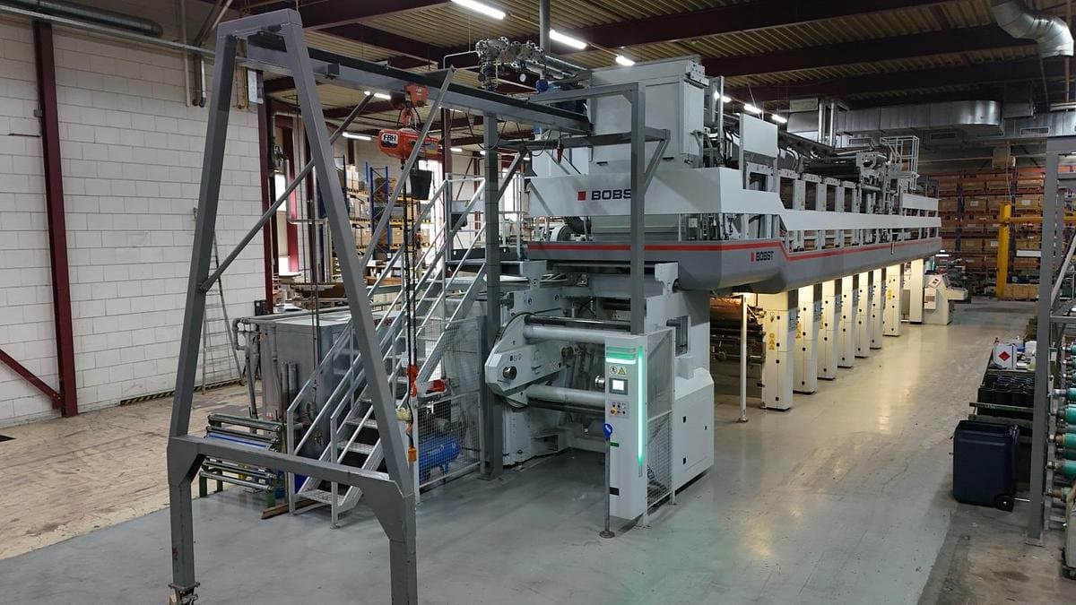 2015 Bobst Rotomec 4003 1000/350/C 7-color rotogravure printing press